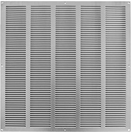 500x500mm Griglia di Ventilazione in Acciaio Zincato con Zanzariera - Griglie di Aerazione in Metallo