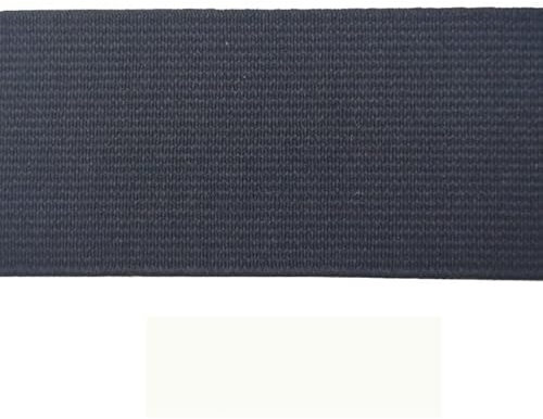 2M 20/25/30/40/50mm Banda de goma Banda elástica plegable para ropa interior Pantalones Sujetador Ropa de goma Cintura elástica suave ajustable-Azul marino 1,25mm