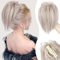 HSAJS Coda di Cavallo Effetto Fontana Clip Posticcio Capelli Sintetici Naturale Acconciatura Alta Coda Elegante Accessorio Parrucchino