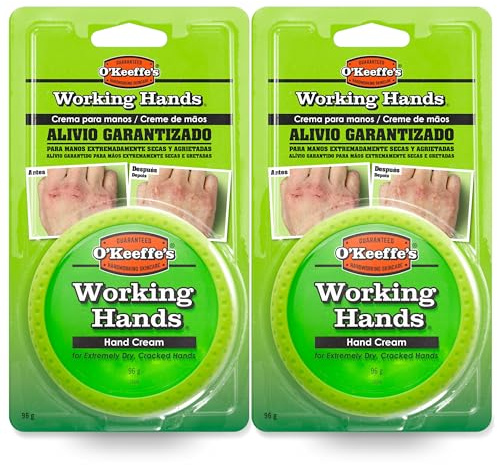 O'Keeffe's Working Hands - Crema para manos secas y agrietadas - Pack 2uds - 2 x 96g