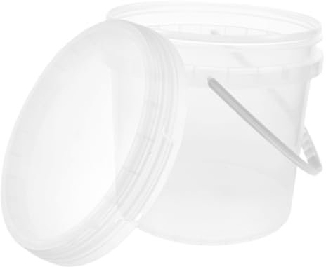 COLLBATH Clean Storage Bucket Bucket Lid for Kitchen Bins for Washing Powder Storage