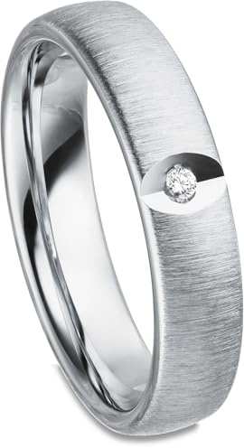 Kolibri Rings Damenring Zirkonia Stein Sterling Silber 925 Ehering Verlobungsring Freundschaftsring Ring - Inkl. Gravur und Etui