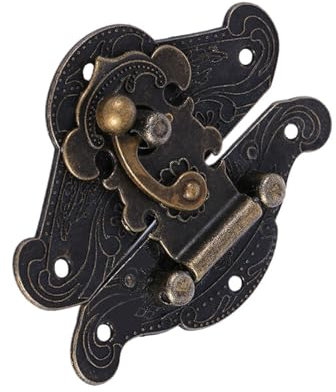 Vintage Keys,5 Sizes for Choice,Antique Keys,Retro Design,Vintage Lock and Key,Antique Lock and Key,for Vintage Wooden Box, Heavy Duty Wooden Box, Jewelry Box, Toolbox (L 82 * 65mm)