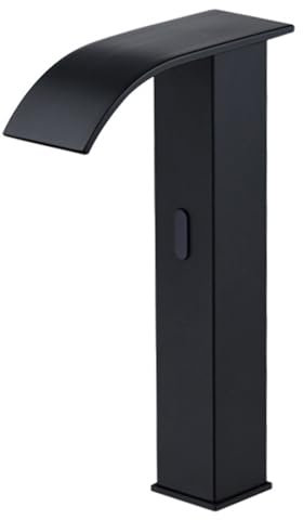 Robinet mitigeur automatique en laiton pour lavabo de salle de bain Capteur infrarouge Chromé Faible débit