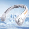 Nackenventilator, Halsventilator, Tragbarer persönlicher Ventilator, 5 Geschwindigkeiten, 5000mAh, USB aufladbare Halsventilator mit Nackenstütze, für Büro, Sport, Reise geeignet, Freiluftarbeit