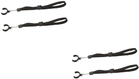 Kisangel 4pièces Lanyard Anti-Perte pour Canne Sangle De Poignet Sécurisée pour Canne Accessoire Pratique pour Sécurité des Personnes Âgées