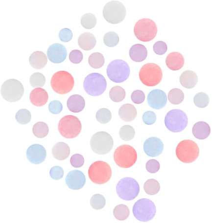 Angoily Schaumstoffbälle in Bunten Farben DIY Dekorationsmaterial Für Hochzeit Und Party Handgemachte Bastelutensilien Robuste Schaumstoffkugeln Für Kreative Projekte