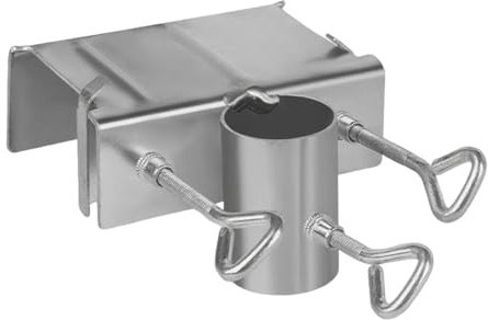 Porte-parapluie pour balustrade de pont | Clip de support de parapluie de balcon de terrasse - Base de support réglable A réglable Polaire portable pour pêche à la piscine Piscine grill plage extérieu