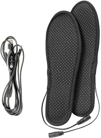 Heated Boot Insoles | Short Plush Winter Electric Feet Warmer,Non-Slip Electric Thermal Insoles, Washable Foot Warmer For Men And Women
