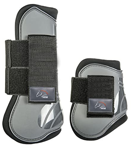 HKM 8566 Springgamaschen und Streichkappen 4er Set, gefüttert, Pony Cob Full