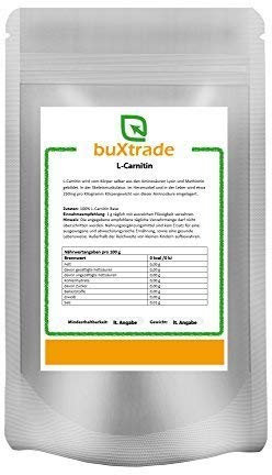 500 g L-Carnitin Base 100% reines Pulver Aminosäure | Buxtrade