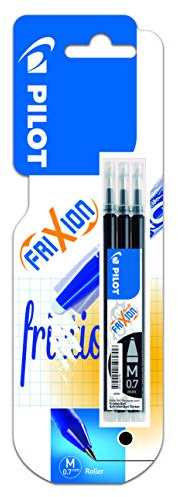 Pilot - Set mit 3 Ersatzteilen von FRIXION BALL & CLICKER Farbe SCHWARZ