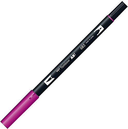 Tombow Pinselstift Dual Brush Pen Deep Magenta 6 Stück AB-T685-6P