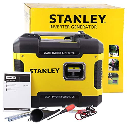 Stanley 604800110 - Generador de corriente de emergencia (gasolina, silencioso, 1.900 W)