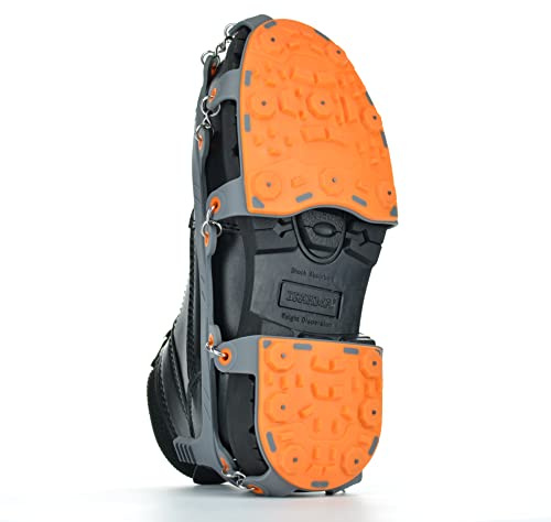 Ice Beast Low-Pro, Heavy-Duty Industrial Grade Traction Aid for Walking on Snow and Ice, Size Medium (1 Pair)