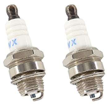 HURI 2x Zündkerze passend für Demon RQ580 Motorsense