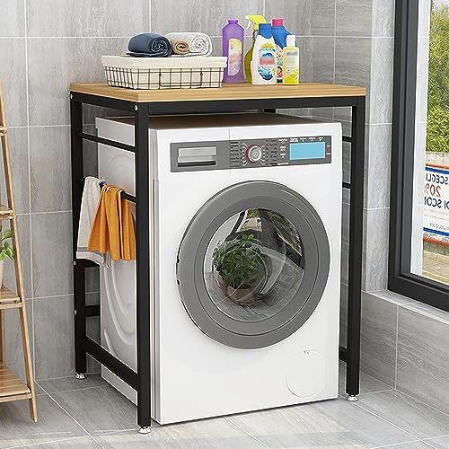 BDXZJ Lagerregal Über Der Waschmaschine, Waschmaschinenschrank, Schrank für Waschmaschine Und Trockner, Lagerregal Über Dem Trockner für Badezimmer Küche Balkon Waschküche B