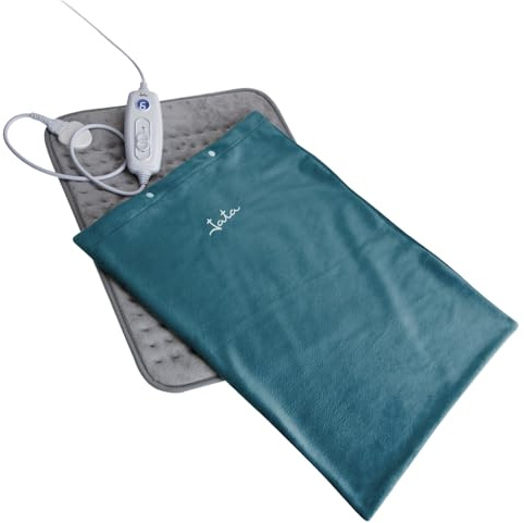 JATA JCAE5422 Heizdecke, Heizkissen, elektrisches Heizkissen mit automatischer Abschaltung, 6 Temperaturen, 40 x 30 cm, Decke für Rücken, Hals, Schultern, Bauch und Lendenwirbel