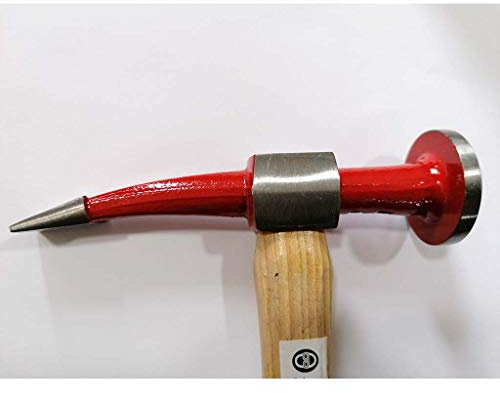 Martillo de Chapista Profesional con Punta Curva – Martillo de Carrocero para Trabajos de Chapa y Carrocería – Herramienta para Talleres de Chapa, Planchistas y Reparación de Automóviles
