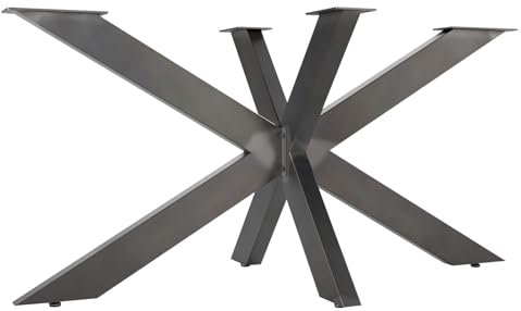 SOTECH Tischkufen SPIDER/Schwere Stahltischbeine im Vintage-Look/Einfache Montage/Tischläufer für DIY Esstischprojekte 710 x 1500 x 780 mm