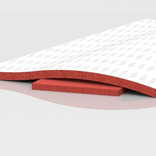 COYOUCO Selbstklebende Rückseite 500MM ×500MM Silikon-Heißpresspad Dicke 1MM-40MM Silikonpad für die Prozessherstellung, Hochtemperaturschutz,2mm