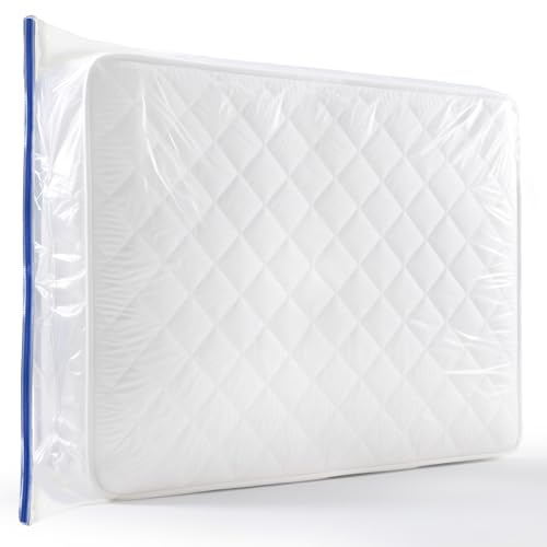 Matratzenhülle 90 x 200cm, Schutzhülle für Matratze mit Reißverschlus, wasserdichte und Reißfeste, Matratzenbezug für Draußen Aufbewahrungstasche für Lagerung und Umzug (Dicke 30cm)