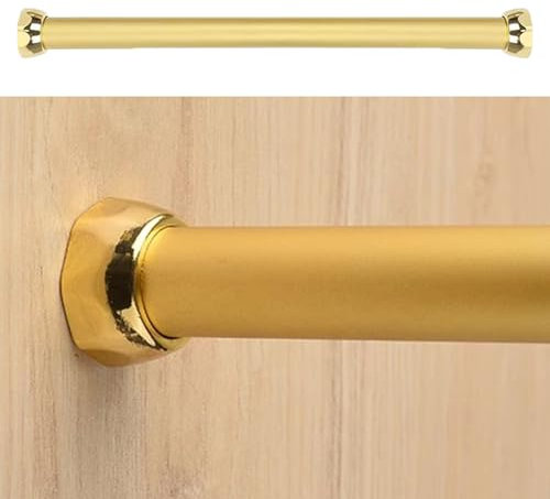 Kleiderstange – rundes Schrankrohr für Kleidergeschäft – goldene Kleiderstange für Wohnmobil – robuste Kleiderstange für Kleiderschrank