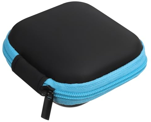 Uonlytech Étui pour Écouteurs Eva Rigide Étanche Pochette Filet pour Câbles Et Accessoires, Mini Boîte De Rangement Portable pour Voyage