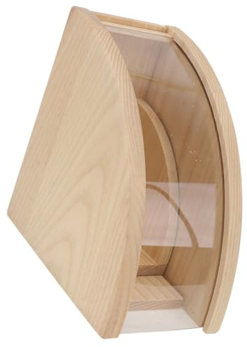 DONFAMDS Kaffeefilterhalter aus Holz Eleganter Kaffeefilterständer für Stilvolle Aufbewahrung von Filterpapier und Praktisch für Täglichen Gebrauch