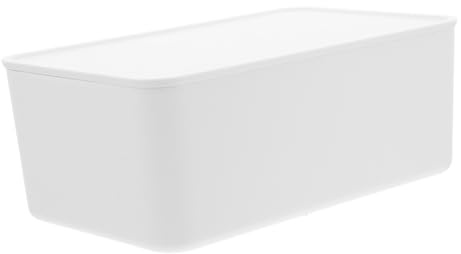 Toyvian Caja de Toallitas Húmedas con Tapa Protectora Recargable de Gran Capacidad y Diseño Compacto para Almacenamiento Versátil Baño Cocina o Coche