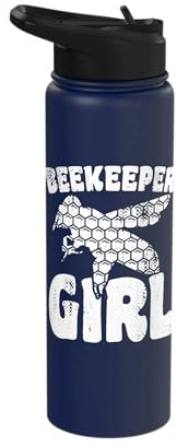 Female Beekeeper Beekeeping Enthusiast Stainless Steel Insulated Water Bottle