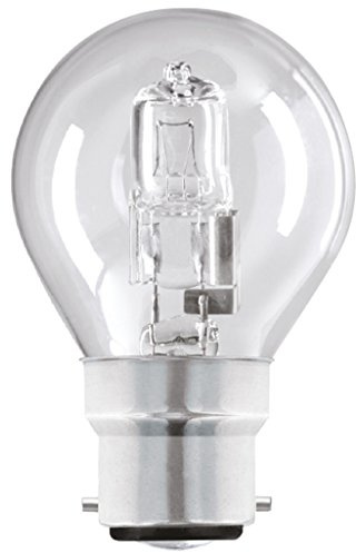 Status 42SHRBCC1PK8 Halogen Round Bulbs B22, 42/55 W, Set of 8
