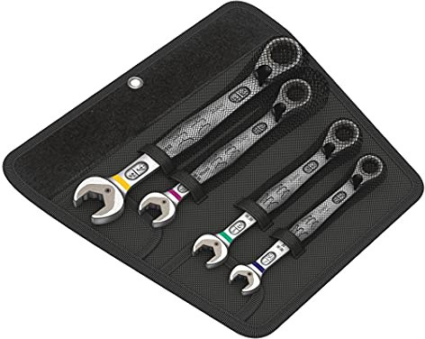 Wera 05020092001 Joker Rachet Set for Switch Combination Wrench Imperial - Silver (4pc Imperial)
