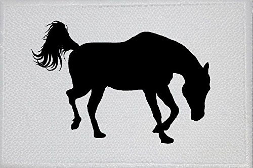 U24 Aufnäher Pferd Motiv Nr. 7 Fahne Flagge Aufbügler Patch 9 x 6 cm