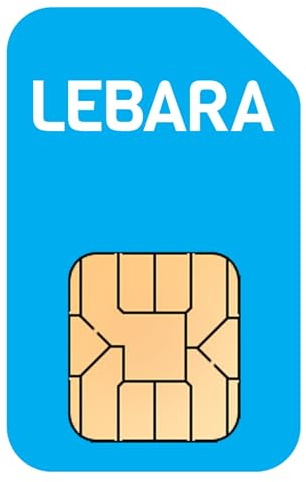 Lebara Zahlen Sie GO Triple Pre Laden 1 Pfund SIM Karte Pack