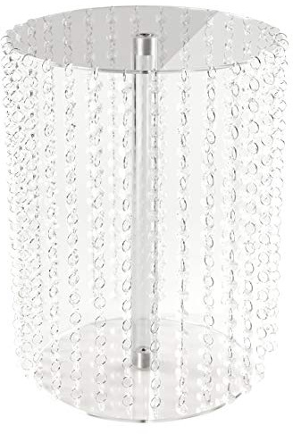 Manschin Laserdesign Acryl Tortenständer Rund Hochzeit einzelne Etagen Etagere Geburtstag Alu Ø 28 cm Durchmesser (Höhe 40cm)