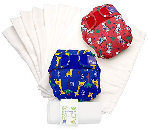 Bambino Mio, miosoft stoffwindelset, safari party a, Größe 2 (9kg+)
