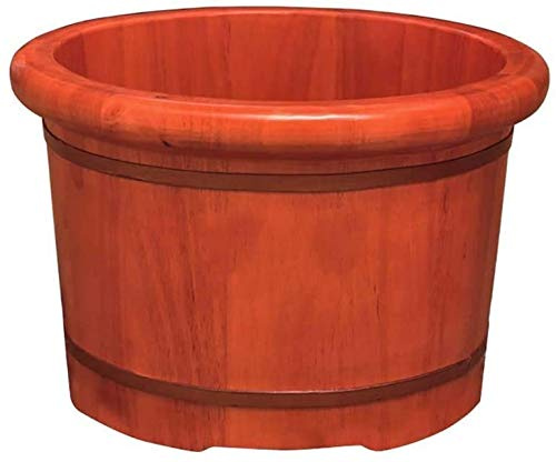 Foot Tub Wooden Foot Basin Household Gift Foot Soaker Tub,Wooden Foot Soak Sauna Foot Tub, Foot Basin Tub Bucket, Massage, Spa, Sauna, Soak,Foot Bath Wooden Bucket Foot Spa Household Wash Basin Househ