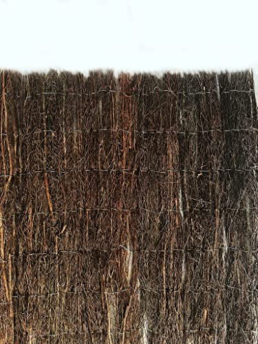 Mugar- Brezo Natural en Rollos de 5 Metros 2kg/m2 - Vallas de Ocultación Naturales para Jardín- Varias Alturas (1,5 x 5 metros)