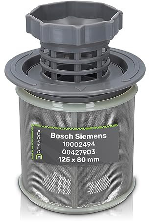 DEKAROX Lot de 3 passoires fines et grossières pour lave-vaisselle Bosch Siemens 10002494 00427903 427903
