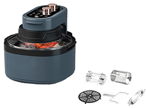 Flip-Free Air Fryer Household Automatic Rotary Oven Visual Multi-Function 8L Large Capacity Electric Oven