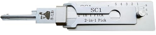 RLOKK Home Door Civil 2-in-1 Dietrich- und Decoder-Werkzeug, Lockpicking und Schlüsselleser, professionelles Schlosser-Werkzeug (SC1)