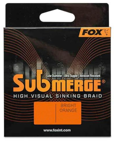 Fox Submerge Orange Sinking Braid - 600m geflochtene Angelschnur