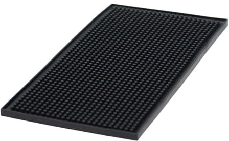 Lacari Home & Living Barmatte | 30x15cm Schwarz | Langlebige und stilvolle Barmatte | rutschfest | Für Zuhause und Restaurants