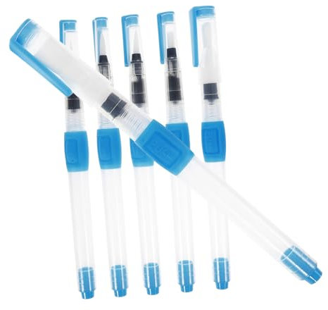 HAPINARY 6stücke Wasserfarben Pinselstift Set Tragbare Aquarellpinselstifte Praktische Malstifte Für Kalligrafie Und Zeichnung Mit Wasserstiften Für Künstlerbedarf Aquarellmalstifte Zum Mis