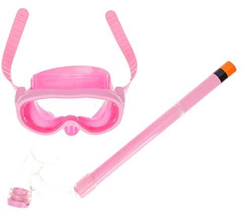 WHAMVOX 1 Satz Schnorchelanzug Für Kinder Tauchmaske Röhrentauchen Für Kinder Taucherbrille Kinder Kinderbrille Mit Nasenabdeckung Schwimmmasken Schnorchelmaske Kinder Schwimmen Rosa Abs