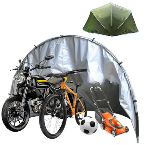 YSMSMZJK Gartenhütte Halbkugelförmig Fahrradzelt für Terrassenmöbel,Fahrrad,Motorrad Carport Fahrrad Garage Outdoor