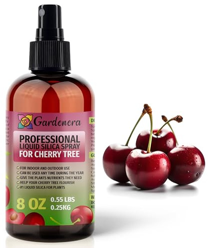 𝐒𝐔𝐏𝐄𝐑𝐈𝐎𝐑 Liquid Silica Boost Fertilizer and Supplement Spray for Cherry Tree Plants – Pre-Mixed, Ready-to-Use Liquid Silicon Plant Superfood Mist for Indoor & Outdoor Plants – 8oz