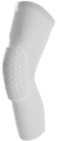 MDWZH Knee Pads Kneepads A Pair Of Breathable Basketball Knee Pads Compression Knee Pads Sports Knee Pads Knee Pads Work(White,L)