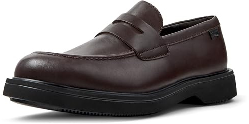 Camper Norman K101001 - Mocasin para Hombre, Color marrón Oscuro 005, Talla 45 EU, Marrón Oscuro 005, 45 EU
